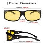 Men's Fit Over Anti-Glare Polarized Sunglasses