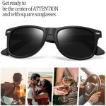 Trendy Polarized Square Sunglasses for Men