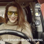 Night Vision Driving Glasses with Yellow Lenses