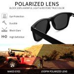 Trendy Polarized Square Sunglasses for Men