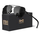 LUENX Polarized Aviator Sunglasses for Men and Women