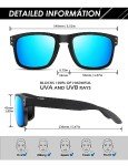 Retro Polarized Sunglasses for Men and Women