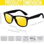 Night Vision Driving Glasses with Yellow Lenses