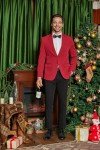 Men's Casual Slim Fit Blazer - Wine Red