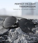 LUENX Polarized Aviator Sunglasses for Men and Women