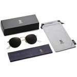 Classic Polarized Round Sunglasses for Men & Women