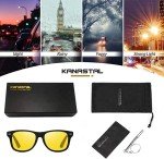 Night Vision Driving Glasses with Yellow Lenses