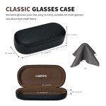 Molshine Classic Hard Shell Sunglasses Case - Black