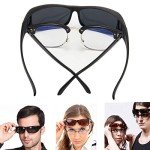 Oversized Polarized Sunglasses for Prescription Glasses