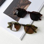 Men's TR90 Polarized Retro Square Sunglasses