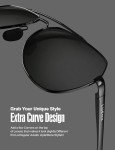 LUENX Polarized Aviator Sunglasses for Men and Women