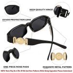 FEISEDY Vintage Small Square Sunglasses for All