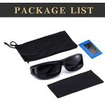 Oversized Polarized Sunglasses for Prescription Glasses