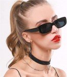 90s Vintage Rectangle Sunglasses for Men and Women