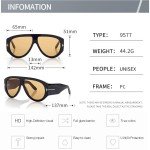 Retro Oversized Aviator Sunglasses for Everyone