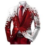 Men's Ugly Christmas Blazer with Fun Print