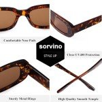 90s Vintage Rectangle Sunglasses for Men and Women