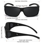 Men's Polarized Fit Over Sunglasses with UV400 Protection