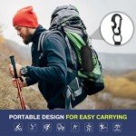 MoKo Hard Shell Sunglasses Case with Hook - Black