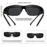 Men's Polarized Fit Over Sunglasses with UV400 Protection