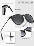 HENGOSEN Vintage Round Polarized Sunglasses for All