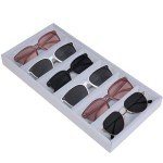 Sunglasses and Watch Organizer Tray with 6 Grids