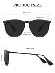 HENGOSEN Vintage Round Polarized Sunglasses for All