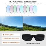 Men's Polarized Fit Over Sunglasses with UV400 Protection