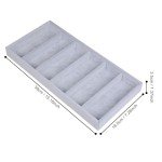 Sunglasses and Watch Organizer Tray with 6 Grids