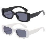 Trendy Retro Rectangle Sunglasses for Men & Women