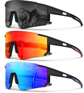 Men's Polarized Sports Sunglasses for Running & Cycling