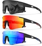 Men's Polarized Sports Sunglasses for Running & Cycling