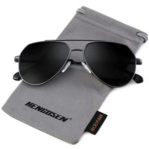 Trendy Polarized Aviator Sunglasses for Men