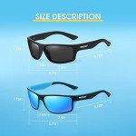 Men's Polarized Sunglasses 2 Pack - UV Protection
