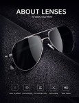 Trendy Polarized Aviator Sunglasses for Men