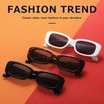 Trendy Retro Rectangle Sunglasses for Men & Women
