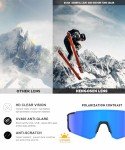 Men's Polarized Sports Sunglasses for Running & Cycling