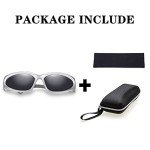 Trendy Y2K Wraparound Oval Sunglasses for Men