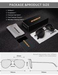 Trendy Polarized Aviator Sunglasses for Men