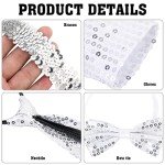 Shiny Silver Sequin Costume Set for Men