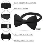 Stylish Black Bow Ties for Men and Women