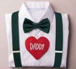 Hunter Green Men's Suspender and Bow Tie Set