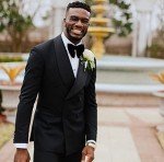 Vintage Velvet Bow Tie Set with Cufflinks and Pocket Square