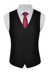 Men's 1920s Gatsby Gangster Vest & Fedora Set
