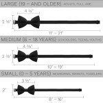 Stylish Black Bow Ties for Men and Women