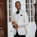 Vintage Velvet Bow Tie Set with Cufflinks and Pocket Square