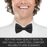 Stylish Black Bow Ties for Men and Women
