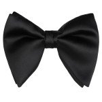 Men's Adjustable Velvet Bow Tie - Black