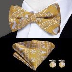 Men's Adjustable Paisley Suspender & Bowtie Set