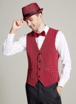 1920s Men's Gatsby Vest & Accessories Set